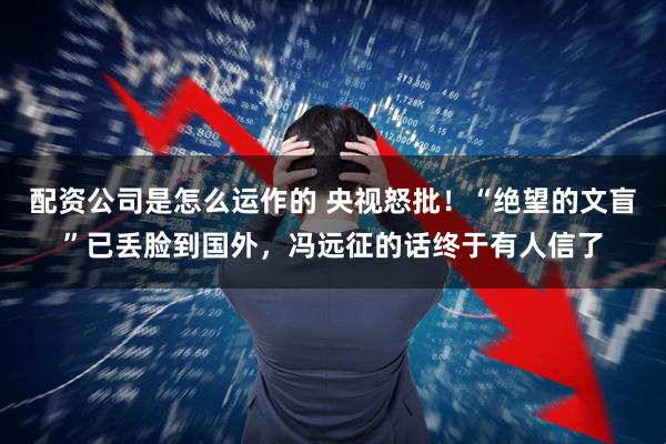 配资公司是怎么运作的 央视怒批！“绝望的文盲”已丢脸到国外，冯远征的话终于有人信了